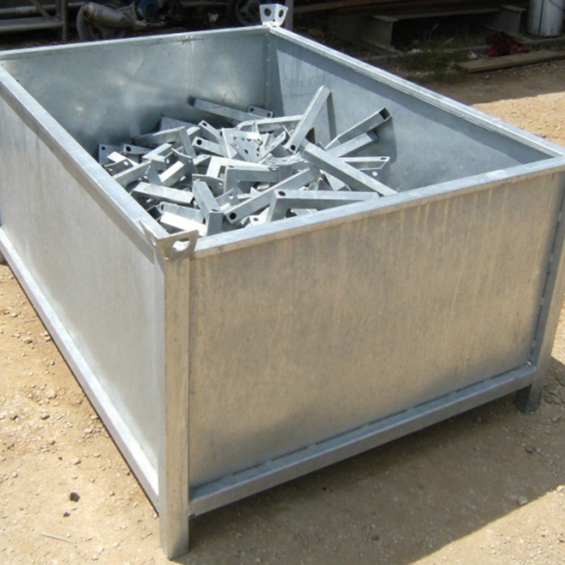 Blechbox ohne Abteilungen, Mehrzweck-Container für den Transport von ...